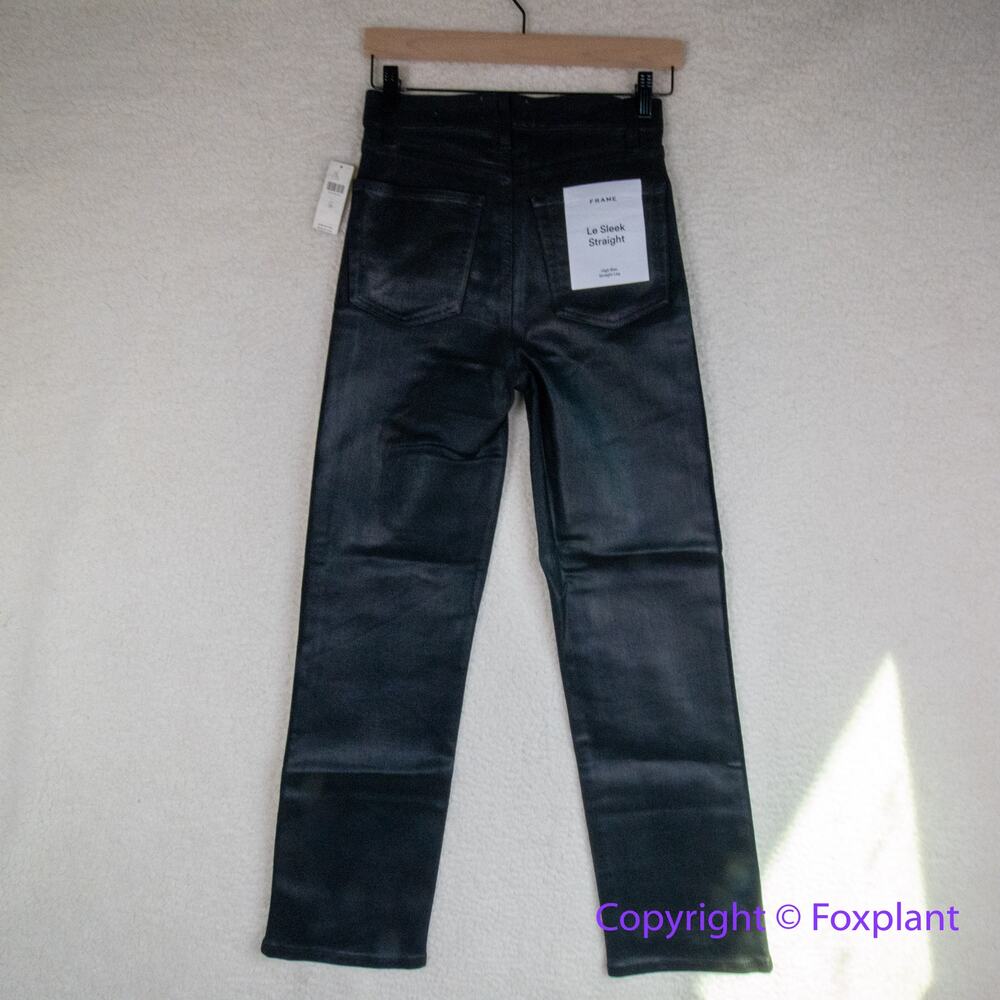 New! Anthropologie frame Le Sleek High-Rise Straight-Leg Jeans, 26 - Picture 9 of 15